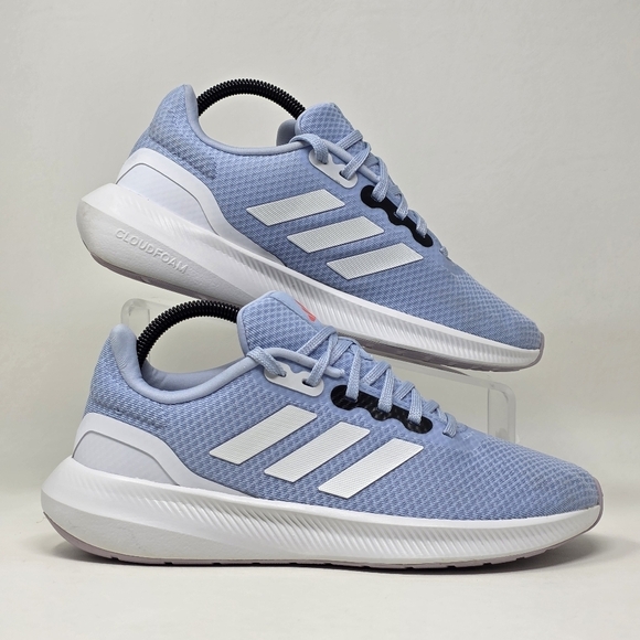 Adidas Run Falcon Women's 3.0 Athletic Shoes Blue White Size 8.5 Pre-owned - Picture 2 of 10